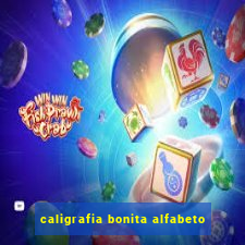 caligrafia bonita alfabeto